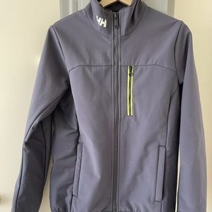 Men’s Helly Hansen Soft Shell Jacket Size S Small Gray